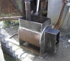 Конструкции печей для бани из металла