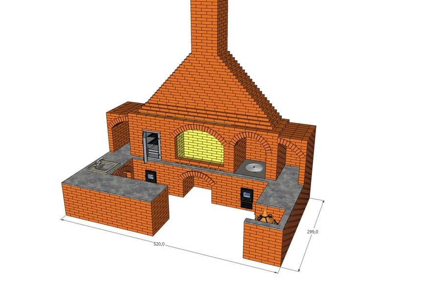 Печи барбекю из кирпича проекты. Печь барбекю Гудкова порядовка. Барбекю комплексы проекты. Печные комплексы барбекю. Угловой барбекю комплекс.